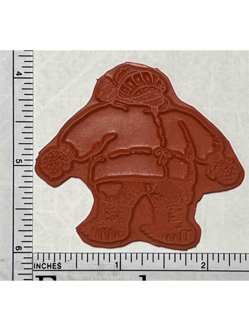 Whipper Snapper Winter Coat Character Rubber Stamp Vintage Craft Scrapbooking
